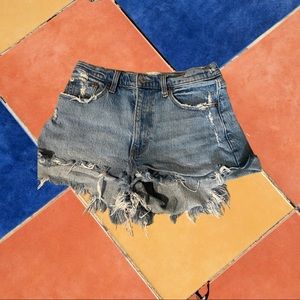 Abercrombie & Fitch High Rise Mom Shorts - Curve Love